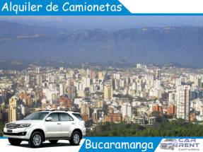 Alquiler de camionetas en Bucaramanga