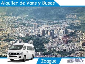 Alquiler de Vans, Minivan y Buses en Ibagué